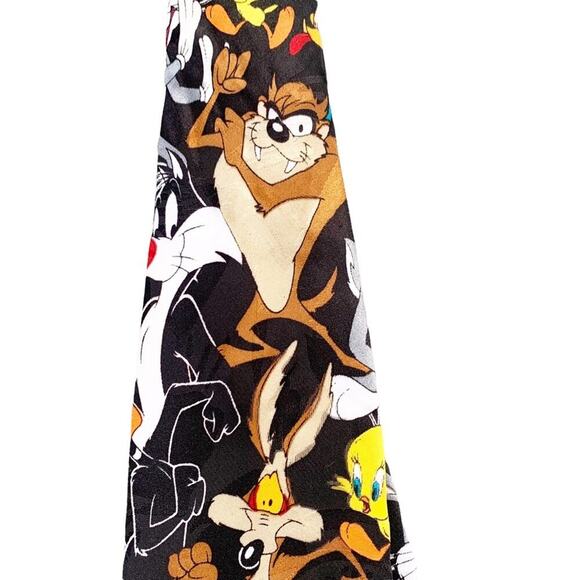 Warner Bros. Tie Vintage 1994 Looney Tunes Mania Novelty Bugs Bunny, Taz, Tweety - Picture 6 of 11
